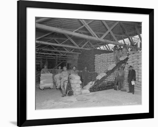 Warehouse Scene, Circa 1920s-Marvin Boland-Framed Giclee Print