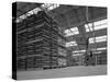 Warehouse Scene with Forklift Truck, Spillers Foods, Gainsborough, Lincolnshire, 1961-Michael Walters-Stretched Canvas