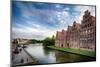 Warehouses Of Old Town Lubeck-George Oze-Mounted Photographic Print