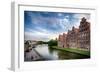 Warehouses Of Old Town Lubeck-George Oze-Framed Photographic Print