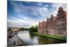 Warehouses Of Old Town Lubeck-George Oze-Mounted Premium Photographic Print