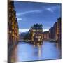 Warehouses of Speicherstadt (UNESCO World Heritage Site), Hamburg, Germany-Ian Trower-Mounted Photographic Print