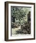 Warehouses of Wine at Bercy in Paris, 1890-Georges Fraipont-Framed Giclee Print