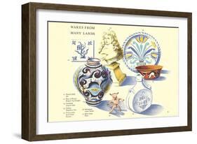 Wares from Many Lands-null-Framed Art Print