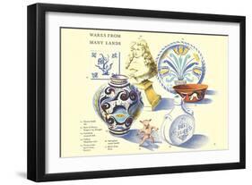 Wares from Many Lands-null-Framed Art Print