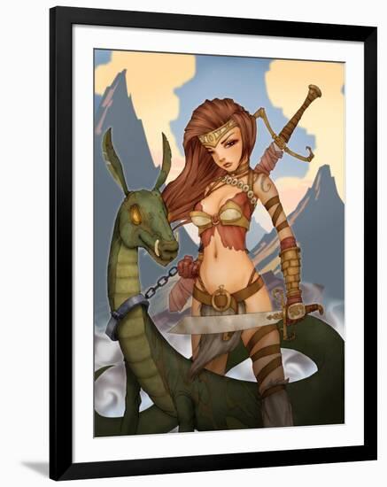 Wargirl-Harry Briggs-Framed Giclee Print