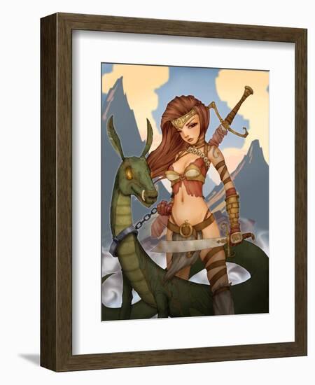 Wargirl-Harry Briggs-Framed Premium Giclee Print