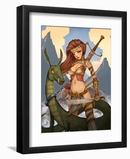 Wargirl-Harry Briggs-Framed Premium Giclee Print