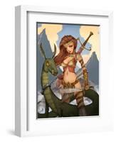 Wargirl-Harry Briggs-Framed Premium Giclee Print