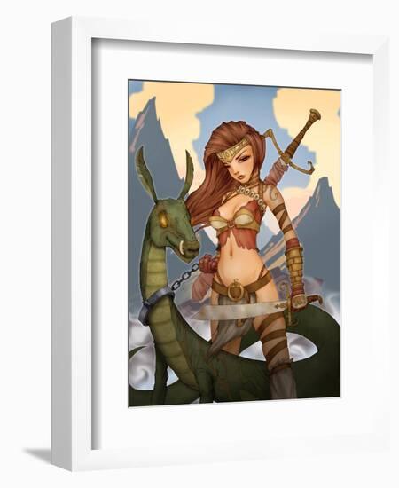 Wargirl-Harry Briggs-Framed Premium Giclee Print