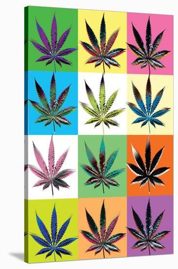 Warhol Weed-null-Stretched Canvas