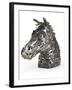 Warhorse (Metal, Spanners, Tools and Found Objects)-Lawrie Simonson-Framed Photographic Print