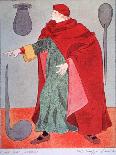 Fifteenth Century Costume Of The Superintendent Of Siena Hospital, Italy-Warja Honegger-Lavater-Art Print