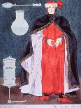 Fifteenth Century Costume Of The Superintendent Of Siena Hospital, Italy-Warja Honegger-Lavater-Art Print