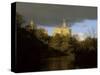 Warkworth Castle and River Coquet, Near Amble, Northumberland, England, United Kingdom-Lee Frost-Stretched Canvas