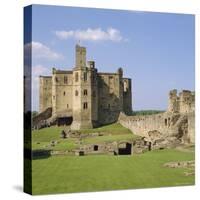 Warkworth Castle Dating from Medieval Times, Northumberland, England, UK-Michael Jenner-Stretched Canvas