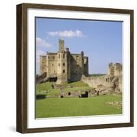 Warkworth Castle Dating from Medieval Times, Northumberland, England, UK-Michael Jenner-Framed Photographic Print