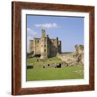 Warkworth Castle Dating from Medieval Times, Northumberland, England, UK-Michael Jenner-Framed Photographic Print