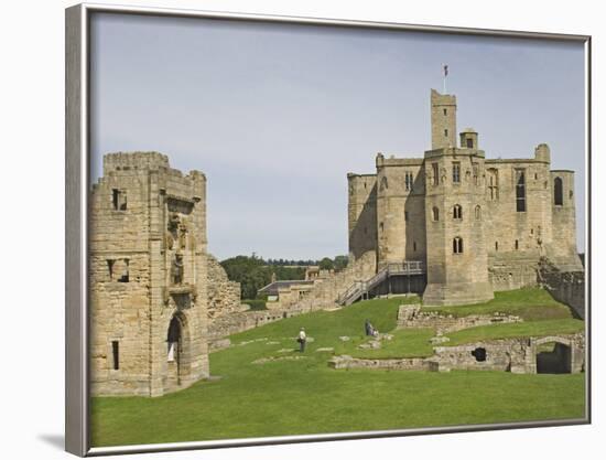 Warkworth Castle, Northumbria, England, United Kingdom, Europe-James Emmerson-Framed Photographic Print