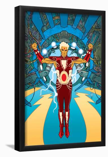 Warlock No.1 Cover: Adam Warlock Charging-J.D. Cuban-Framed Poster