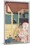 Warlord at Court, Three Samurai Warrior with an Attendant Approaching the Palace, C.1500-null-Mounted Giclee Print