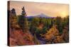 Warm Autumn Evening, Outside Hood River, Mount Hood, Oregon-Vincent James-Stretched Canvas