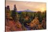 Warm Autumn Evening, Outside Hood River, Mount Hood, Oregon-Vincent James-Stretched Canvas