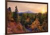 Warm Autumn Evening, Outside Hood River, Mount Hood, Oregon-Vincent James-Framed Photographic Print