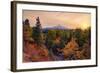 Warm Autumn Evening, Outside Hood River, Mount Hood, Oregon-Vincent James-Framed Photographic Print