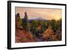 Warm Autumn Evening, Outside Hood River, Mount Hood, Oregon-Vincent James-Framed Photographic Print