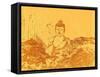 Warm Buddha-Magda van der Kleij-Framed Stretched Canvas