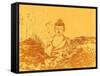 Warm Buddha-Magda van der Kleij-Framed Stretched Canvas