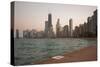 Warm Chicago-NjR Photos-Stretched Canvas