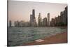 Warm Chicago-NjR Photos-Stretched Canvas