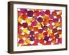 Warm Colors Abstract Flowing Paint Pattern 1-Amy Vangsgard-Framed Giclee Print