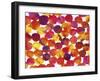 Warm Colors Abstract Flowing Paint Pattern 1-Amy Vangsgard-Framed Giclee Print