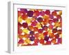 Warm Colors Abstract Flowing Paint Pattern 1-Amy Vangsgard-Framed Giclee Print