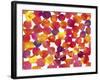 Warm Colors Abstract Flowing Paint Pattern 2-Amy Vangsgard-Framed Giclee Print