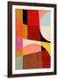 Warm Colors Bauhaus Geometry2-Ana Rut Bre-Framed Photographic Print