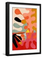 Warm Colors Bauhaus Geometry5-Ana Rut Bre-Framed Giclee Print