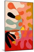Warm Colors Bauhaus Geometry5-Ana Rut Bre-Mounted Giclee Print
