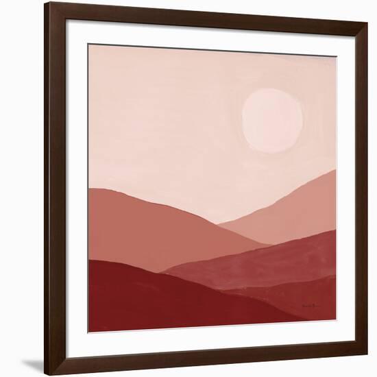 Warm Desert Landscape I-Farida Zaman-Framed Art Print