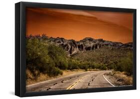 Warm Desert Sunset Scottsdale, Arizona-null-Framed Poster