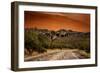 Warm Desert Sunset Scottsdale, Arizona-null-Framed Photo