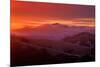 Warm Ethereal Sunrise Fog, East Bay Hills, Oakland, San Francisco-Vincent James-Mounted Photographic Print