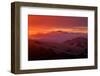 Warm Ethereal Sunrise Fog, East Bay Hills, Oakland, San Francisco-Vincent James-Framed Photographic Print