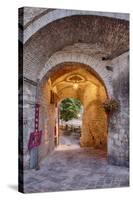 Warm Evening Light on Duomo Di San Rufino Assisi-Terry Eggers-Stretched Canvas