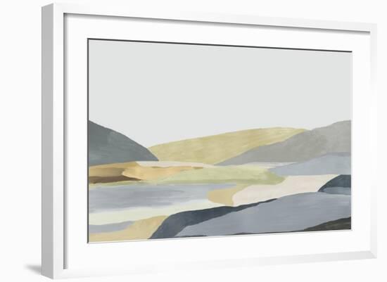 Warm Hills II-Tom Reeves-Framed Art Print