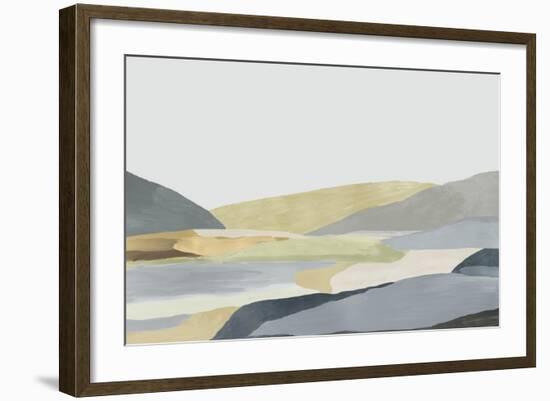 Warm Hills II-Tom Reeves-Framed Art Print