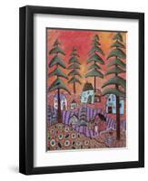 Warm Horizon 1-Karla Gerard-Framed Giclee Print